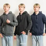 郵寄兵．現貨 TOMMY HILFIGER 男版 胸前小標 外套 薄刷毛 經典 素面外套 情侶 連帽 穿搭 美國