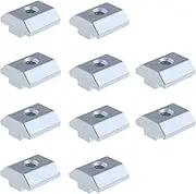 eMagTech 10pcs 40 Series Sliding T Nuts M6 Thread Slide in Hammer Head T-Nut for T-Slot Aluminum Extrusion Profile Carbon Steel T Slot Nut for 3D Printer CNC Milling Machine