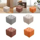 Foot Rest Shoe Changing Stool Kids Seat Ottoman Seat Chair Creative Square