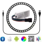 WS2812B 8/16/24/35/45Leds Pixel SP110E Controller Kit Ring Individul Addressabie