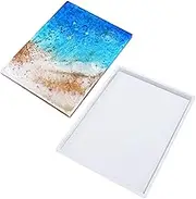Shanglist Silicone Tray Molds for Epoxy Resin, Large Epoxy Resin Casting Mold for DIY Crafts Serving Board
