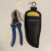 High Carbon Blade Steel, Pruning Scissors, 21Cm, With Case, Bonsai Tools, Branch