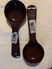 2 Carlisle 492201 Measure Miser 1.5 Oz. Portion Control Spoon 44ml NEW Brown NSF