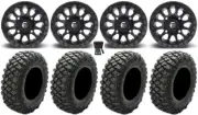 Fuel Vector MB 14" Wheels 30" Crawler XG Tires Polaris RZR XP 1000 / PRO XP