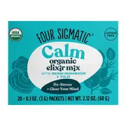 Four Sigmatic Organic Elixir Mix Reishi Mushroom & Tulsi - Calm, Organic & Vegan Friendly, 20gm