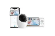 Eufy Baby MONITOR E20 2K Indoor Wire-Free PTZ Camera with 5 Inch Monitor 4 x