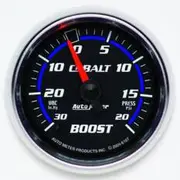 Autometer Cobalt Boost/Vacuum Gauge Mechanical - 10 Feet, 20 PSI, 2 1/16 Inch, AU6107