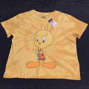 Space Jam Tweety T Shirt Unisex Child’s Large. New With Tags