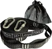 Aotedo Tree Straps 10ft x2 34 Loops Hammock Tree Swing Straps Holds 1500 lbs