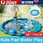 Outdoor Kids 68'' Splash Pad Inflatable Water Play Mat for Boys Girls Alphabet