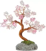 Ganz Crystal Expressions Acrylic Cherry Blossom Beaded Tree Figurine, 5.25"