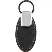 Rexel ID Oval Shape Key Ring PU Leatherette Oval Black