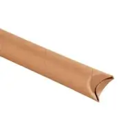 Snap Seal Kraft Mailing Tubes 2" x 20" for Shipping Pack of 50