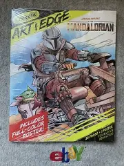 CRAYOLA ART with Edge Star Wars The Mandalorian 28 Pages Coloring Book & POSTER