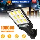 108 COB Solar Street LED Light Motion Sensor Outdoor Garden Yard Flood Down Lamp