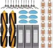 Compatible for ECOVACS Deebot T8 AIVI T9 AIVI N8 Pro AIVI N9 N10 N10 Plus Accessories Main Brush, Side Brush, Filter, Dust Bag,Hepa Filter(37Pcs)
