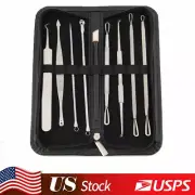 Blackhead Whitehead Pimple Spot Comedone Extractor Remover Tools Kit