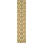Natural/Olive St.Martin Indoor/Outdoor Rug 2' 3 x 12' Runner