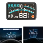 5.5in Digital Car Speedometer Digital HUD Head Up Display OBD2 Overspeed Warning (for: BMW)
