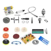 320W Multifunction Jewelry Rock Polishing Buffer Bench Lathe Polisher Machine