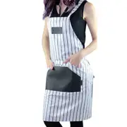 Barber Pinstripe Apron