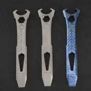 EDC Titanium Alloy Tactical Crowbar Multi Tools Outdoor Survival Pry Bar Wrench