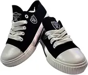 FOCO NFL Team Kids Low Top Big Logo Canvas Shoes Sneakers