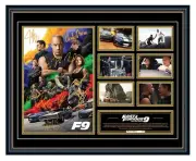 F9: THE FAST SAGA - FAST & FURIOUS 9 SIGNED LIMITED EDITION FRAMED MEMORABILIA