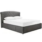 [Sleeping Giant] Ritz Drawer Storage Bed Solana Granite