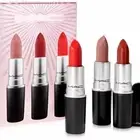 MAC 3 Piece Frosted Firework Sleigh All Day Lipstick Trio Set
