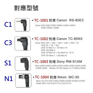 【ROWA 樂華】LCD液晶螢幕電子快門線 TC-1 RM-VPR1 S2 SONY S2-VPR1
