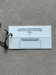 Authentic OEM Jaeger Le Coultre Blank Hang Tag For Any Watch Model / Ref #