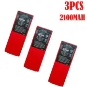 3PCS HBC Radiomatic BA214061 BA213020 FUB10AA Battery 2100MAH 6V Backup Power