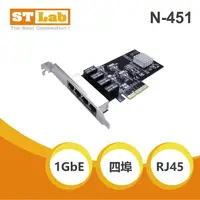 在飛比找PChome24h購物優惠-【ST-Lab】Gigabit PCI Express 四埠