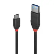 Lindy USB 3.2 Type A to C Cable, Black Line