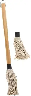 1 Set BBQ Mop Sauce Basting Mops Roasting Oil Brush Grilling Oil Brush High Performance Heat Resistant Handles Easy to Clean -Purpose