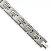 Chisel Titanium Brushed and Polished 8.75in Bracelet 8.75" TBB111-8.75