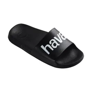 【havaianas 哈瓦仕】拖鞋 男鞋 女鞋 室內外拖鞋 大LOGO 黑 4148124-0090U(哈瓦士)