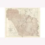 Raleigh & Summers County, West Virginia; Antique Topographical Map; 1916