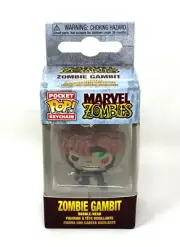 Funko POP Pocket Keychain Marvel ZOMBIE GAMBIT Bobble Head New in Box
