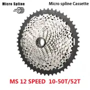 for Shimano SLX XT XTR DEORE 12-Speed Hyperglid MICRO SPLINE Cassette 10-50T/52T