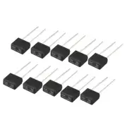 10 x DIP Mounted Miniature Square Slow Blow Micro Fuse T6.3A 6.3A 250V Black