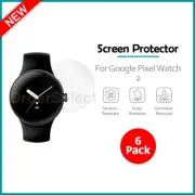 6-Pack LCD Ultra Clear HD Screen Protector for Android Google Pixel Watch 2