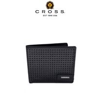 CROSS 頂級小牛皮氣墊紋8卡男用皮夾席德系列 附高貴送禮提袋(99%新 專櫃展示品)