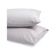 MyHouse Ashton Pillow Case Pack Super Standard Light 53X76cm Light Grey - Mink