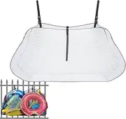 Pool Float Organizer Bag | Poolside Storage Net Organizer Pouch | Large Capacity Fence Net Holder for Sports Balls, Rafts
