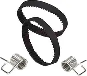2Pcs 3D Printer Belt GT2-6 Timing Belt Closed Loop Rubber 2GT 110/112/122/158/200/280/300/400/610mm Synchronous Belts Parts(Type B,110MM)