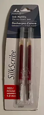 New RED Avant SilkScribe Ink Refills 1.0mm 22927 Avant Pro AvantStyle