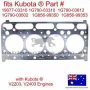 for Kubota Cylinder Head Gasket 1G790-03312 U45ST R520 KJ-T210VX KJ-S150VX 1830