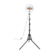 10" LED Selfie Ring Light with 1.6M Tripod Stand Phone Holder Photo Live Makeup